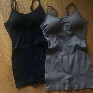 Stylish Black and Gray Bodysuit Set onesie